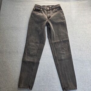 Vintage Levis 550 Relaxed Fit Tapered Leg Black Jeans 5 Med July 1996 10550-0260